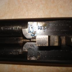 Ancien fusil de chasse juxtaposé cal 12 :65 mm en état de tir.