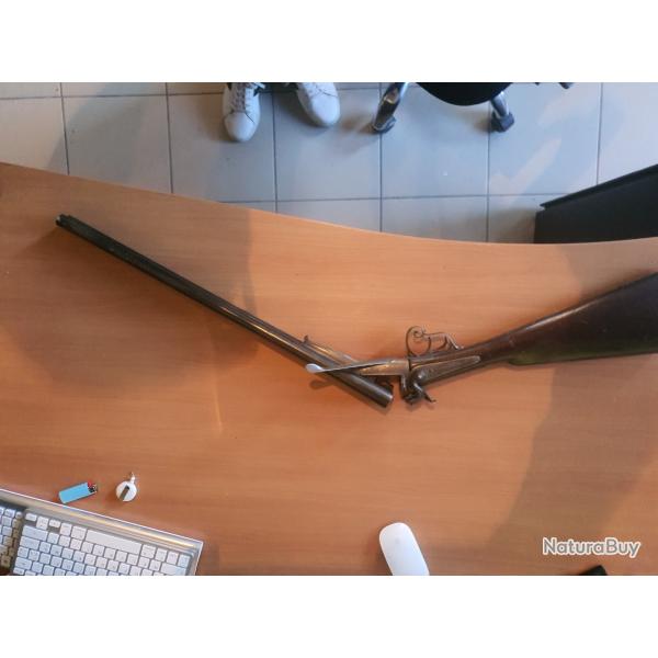 Fusil  broche E. BERNARD Calibre 16