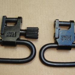 2 attaches rapides Uncle Mikes pour bretelle