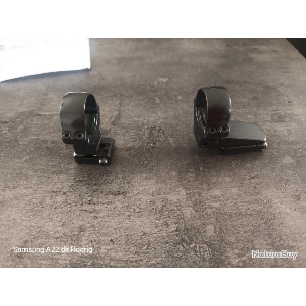 Montage pivotant BH 10 pour lunette de chasse diamtre 25.4mm