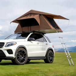 Tente sur toit pour 3 personnes - Capacité 150kg - Lumière LED intégrée - Livraison rapide