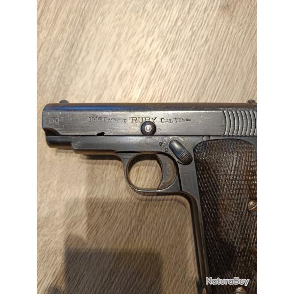 Pistolet Ruby. Serie 26832E. 1915. PATENI.
