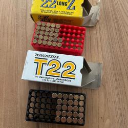 Lot de munitions 22 lr à 1 sans réserve