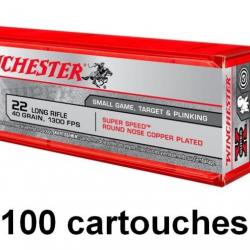 4 boîtes de 100 munitions Winchester Super X cal. 22LR RN