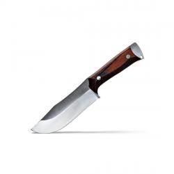 COUTEAU DE CHASSE KODIAK-H WILDSTEER MANCHE MICARTA NOIR LAME BROSSÉE