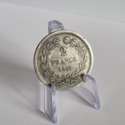 Tr&egrave;s Rare 2 Francs Argent 1833 K Louis Philippe Ier Bordeaux , XIX&egrave;me Si&egrave;cle 1er