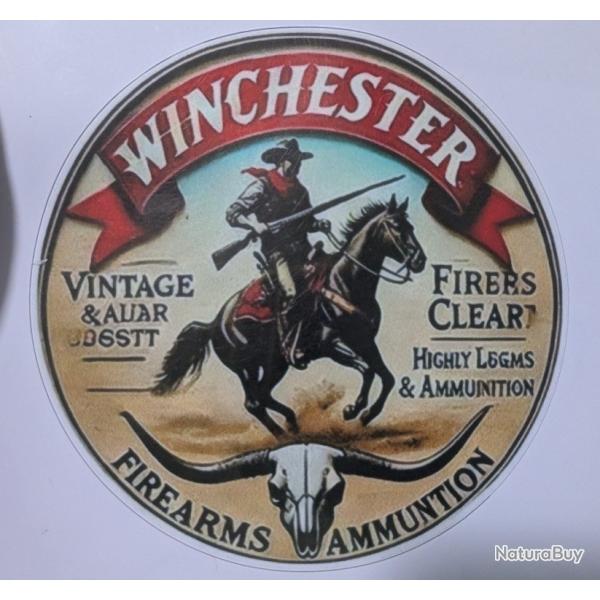 AUTOCOLLANTS WINCHESTER X 3 PIECES