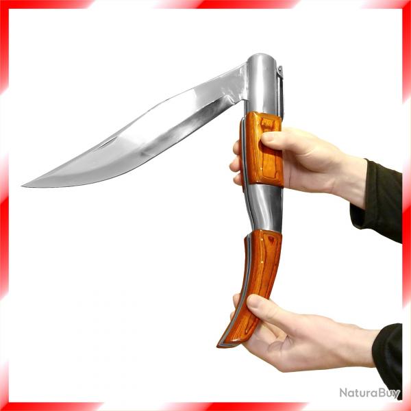 NAVAJA SUPER GANTE (couteau / pe pliante) fonctionnelle - Lame de 36 cm
