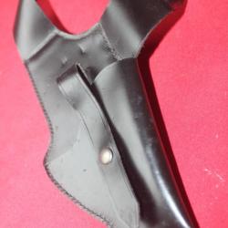 Holster d' épaule droitier cuir noir neuf