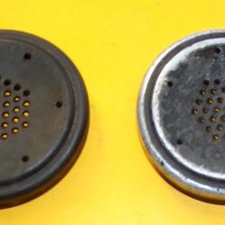 ARMEE AMERICAINE U.S :BC 611 LOT ABIME DE 2 ECOUTEURS EN METAL ,   ETAT VOIR PHOTOS . POUR TOUT RENS