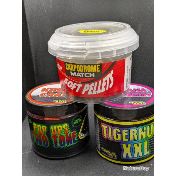 Lot 322 /Pop ups pro lite baits + carpodrome/ FISH AND FISHING FRANCE.