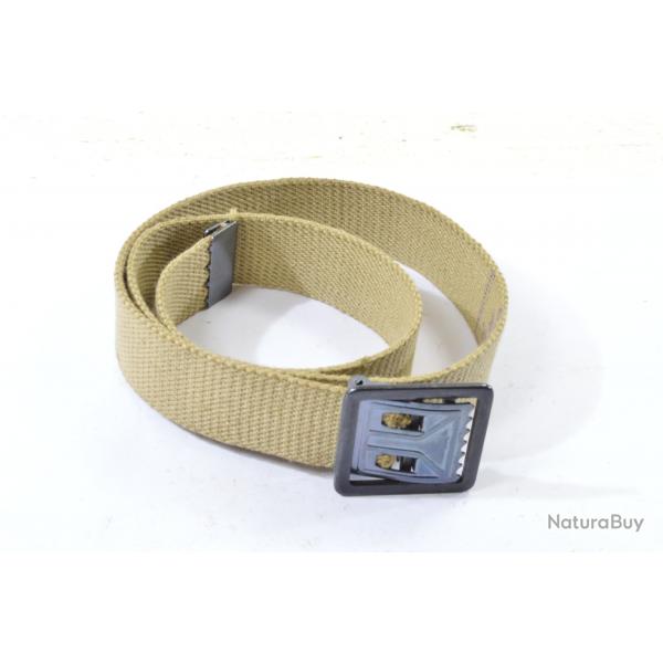 Ceinture de toile pour pantalon US ARMY 80cm XS reconstitution USA WW2