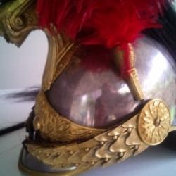 Casque d'officier cuirassier 1872 premier modèle Modifié 1874