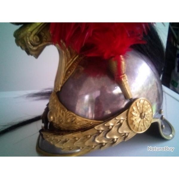 Casque d'officier cuirassier 1872 premier modle Modifi 1874