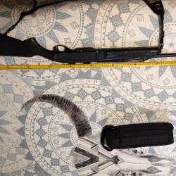 280 remington 7500, lunettes Hawke 1x6-24Montage pivotant EAW