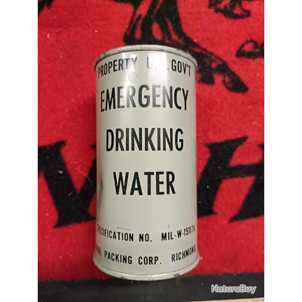 Matriel de survie priode Vietnam Conserve l'eau