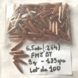 Ogives 6,5 FMJ BT PPU pour CARCANO