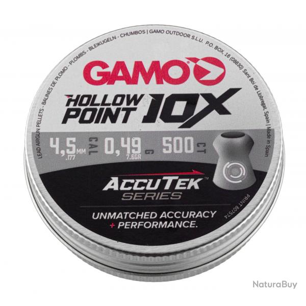 PLOMBS GAMO HOLLOW POINT ACCUTEK 4.5MM