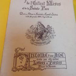 Sainte Thérèse l'enfant Jésus et de la sainte face de 1911