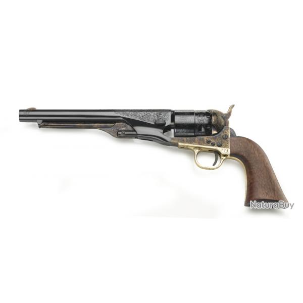 REPLIQUE PIETTA COLT 1860 ARMY UNION ET LIBERTY ACIER BRONZE CAL 44 PN