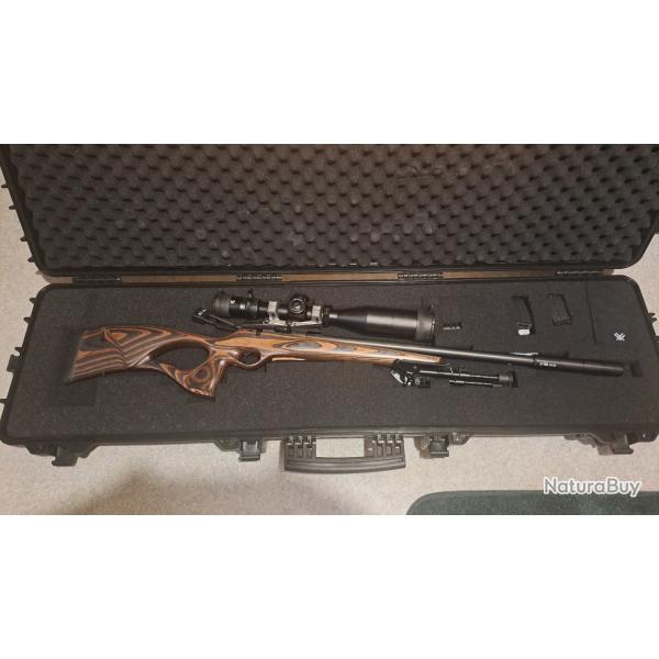 Carabine CZ 457 THUMBHOLE avec Munitions 22LR