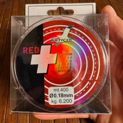 Artico Dinamite RED 400m -FIL PÊCHE - 0,18mm 6,200Kg
