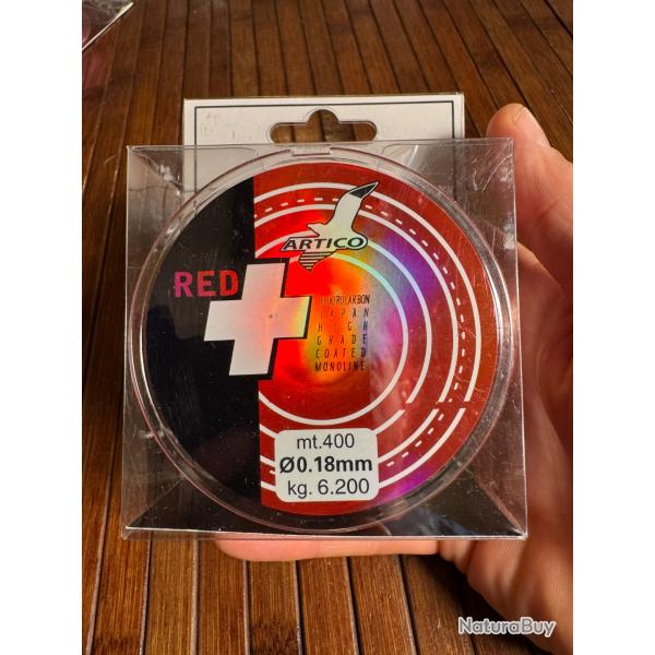 Artico Dinamite RED 400m -FIL PCHE - 0,18mm 6,200Kg
