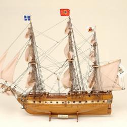 Bateau maquette en bois fait main "la gloire" 1er empire France