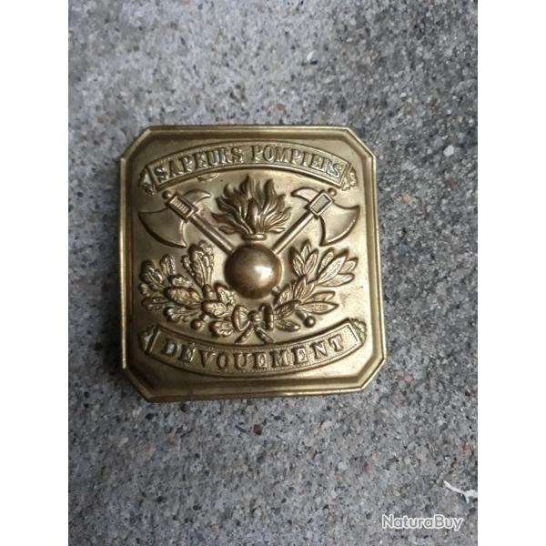 boucle de sapeurs pompiers devouement collection pompier militaria