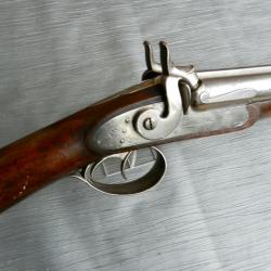 Fusil de chasse percussion  Gobert Aîné à Lyon (vers 1845-1855)  Cal. 12 extra-lourd  4,7 kg