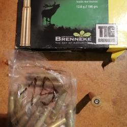 Étuis tirés 1 fois 8x57 JRS33 étuis marques brenneke rws et geco