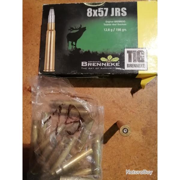 tuis tirs 1 fois 8x57 JRS33 tuis marques brenneke rws et geco