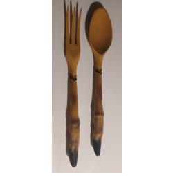 ANCIENS COUVERTS À SALADE STYLE JAMBES DE BICHE