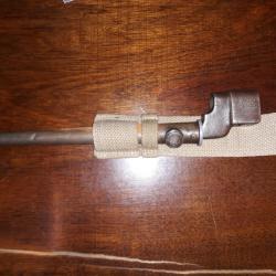 WW 2 baionnette clous enfild 42 avec fourreau 44