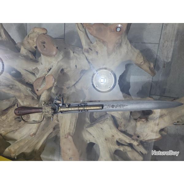 Rplique Dague Pistolet  silex