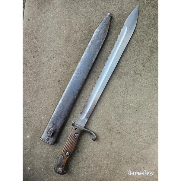 Baonnette allemande Sg 98 05  scie pour Mauser 98
