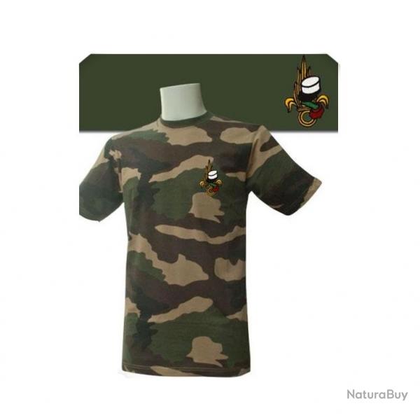 Tee-shirt militaire brod Lgion Cam CE S
