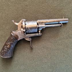 REVOLVER A BROCHE type LEFAUCHEUX cal. 7mm  n01