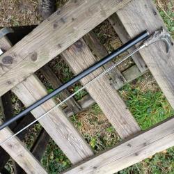 Canne épée. Tete d homme et d oiseau