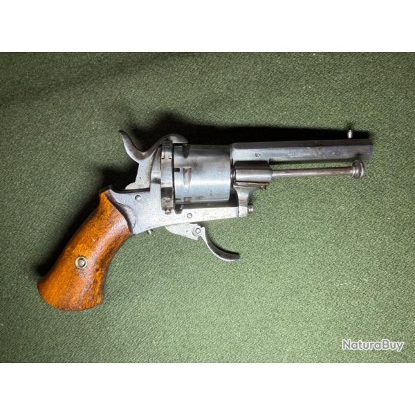 REVOLVER A BROCHE type LEFAUCHEUX cal. 7mm  n03