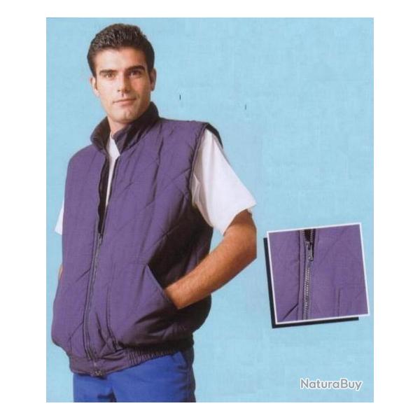 Gilet de travail matelass XXL Marine
