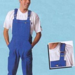 Cotte à bretelles basique  48/50 Blanc