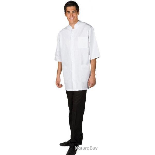 Blouse homme 3/4 Stphane Serg Blanc 2