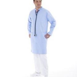 Blouse homme Grégor Sergé Blanc 0