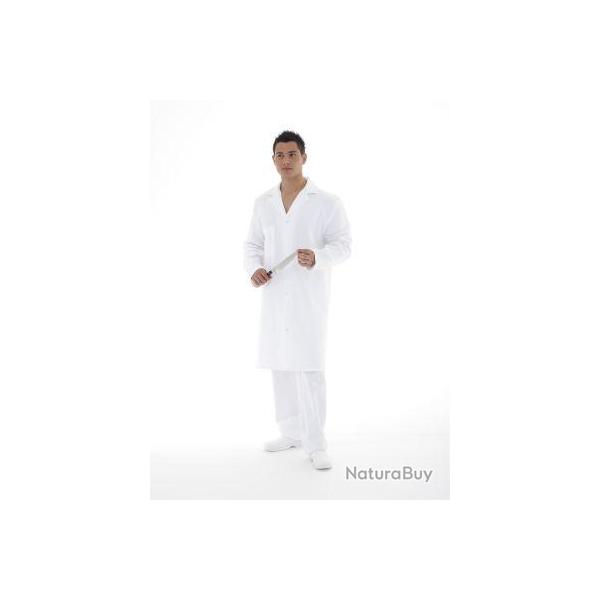 Blouse homme Agro Coton Blanc 2