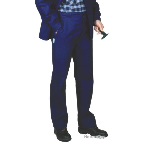 Pantalon de travail Le laboureur en coton Bleu Bugatti 38