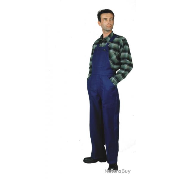 Cotte  bretelles Le laboureur coton Marine 46