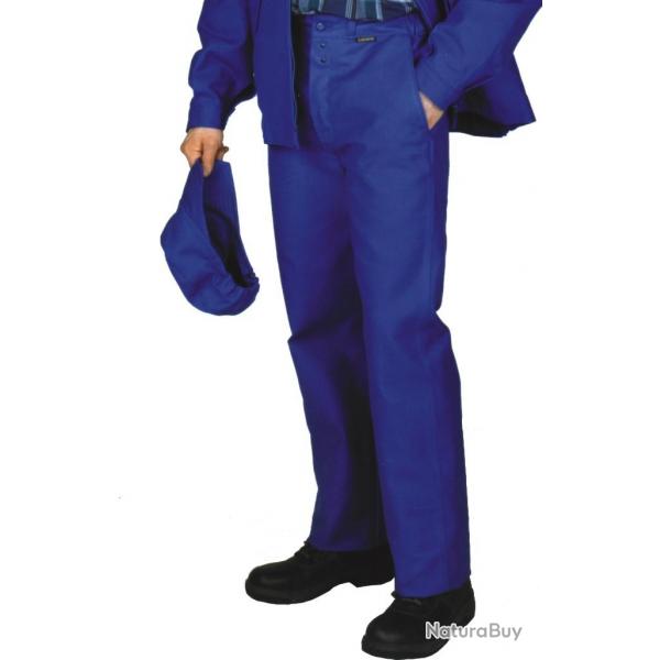 Pantalon de travail Le laboureur polyester/coton Vert 48