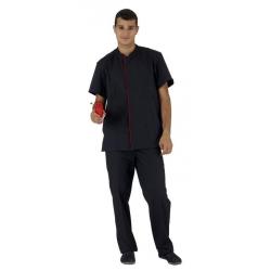 Veste de cuisine MARCO Blanc/Noir 2