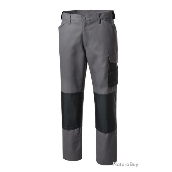 Pantalon en stretch canvas cargo Pionier Gris/noir 40 Longue